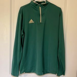 Green ADIDAS Zip-up